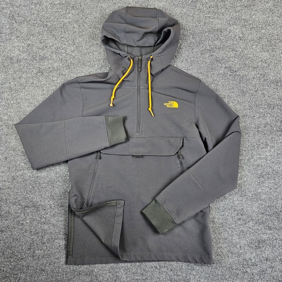 The North Face Tekno Ridge Pullover Hoodie Mens Small Fleece Windwall Flashdry - Picture 1 of 7